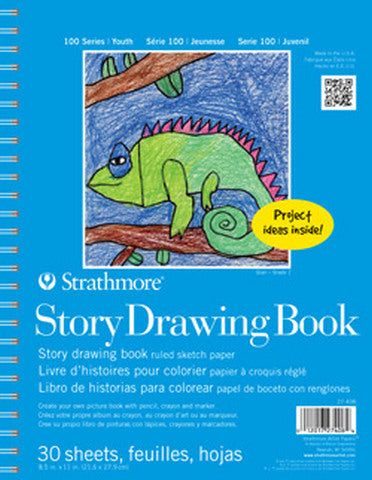 100 SERIES STORY DRAWING BOOK WIRE BOUND 30 SHEET 8.5X11